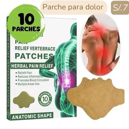 pack  x 10 Parches Aliviador De Dolor es  musculares